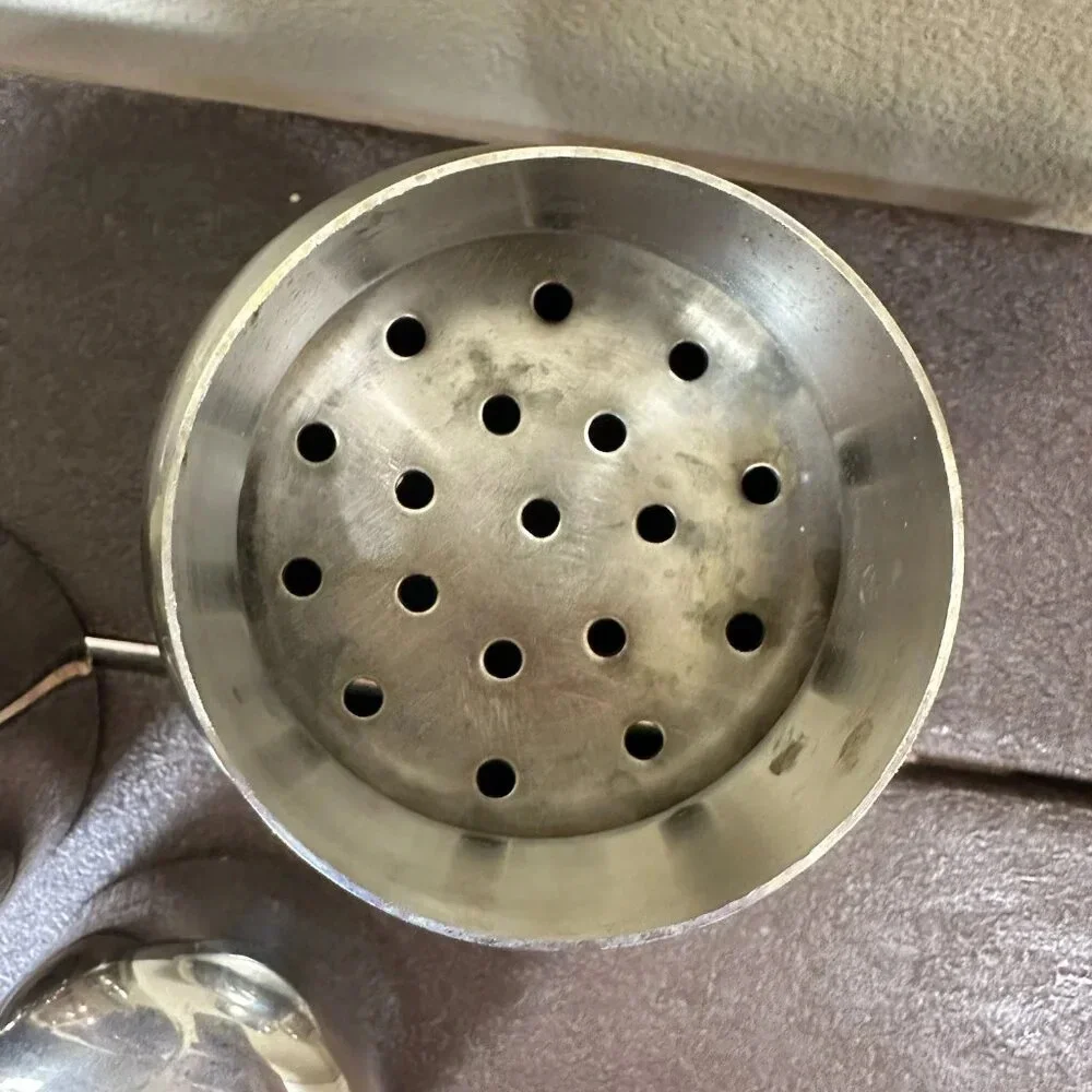POTTERY BARN Extra Large Silver Tone Cocktail Shaker - 60 ounces